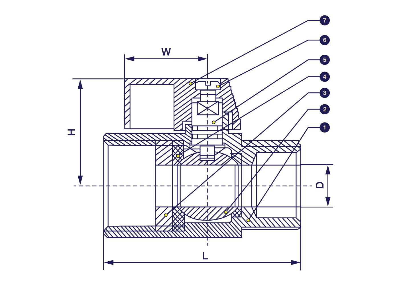 AF Hydro Threaded End Stainless Steel Mini Ball Valve